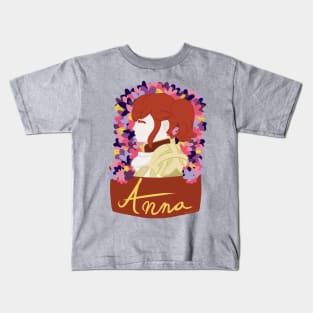 Anna Floral Banner Kids T-Shirt